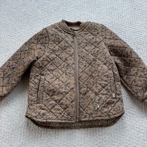 Wheat Kids thermo Quilted Brown Jacket